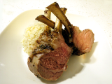 Rack of Lamb with Lemon Risotto